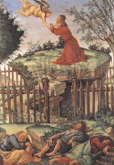 Sandro Botticelli Prayer in the Garden